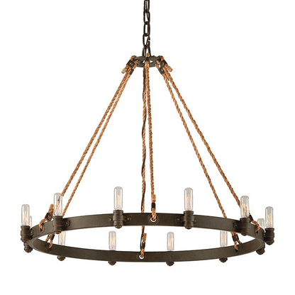 Troy Lighting Pike Place 32 Inch Chandelier Cp139334