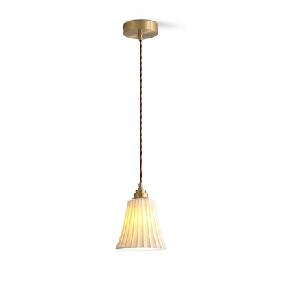 Trumpet Ceramic Hanging light Pendant Light