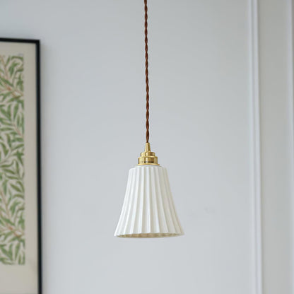 Trumpet Ceramic Hanging light Pendant Light