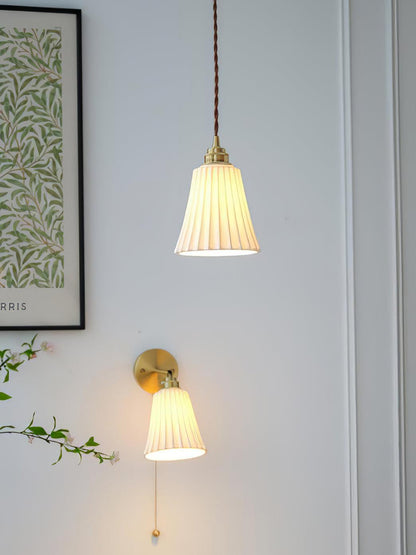 Trumpet Ceramic Hanging light Pendant Light