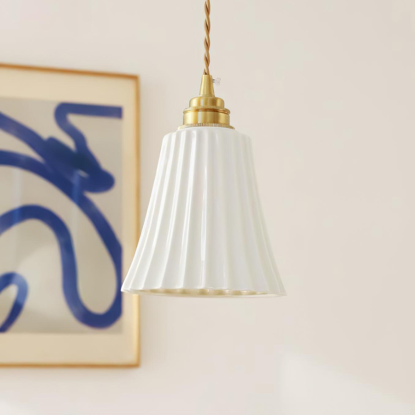 Trumpet Ceramic Hanging light Pendant Light