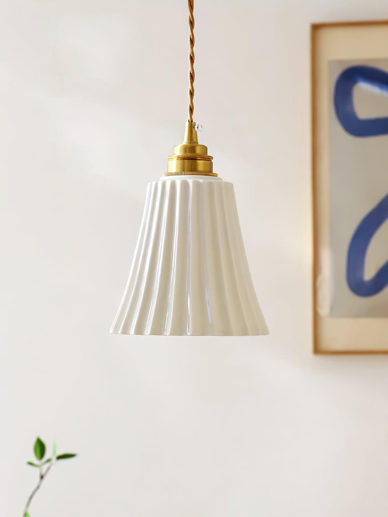 Trumpet Ceramic Hanging light Pendant Light