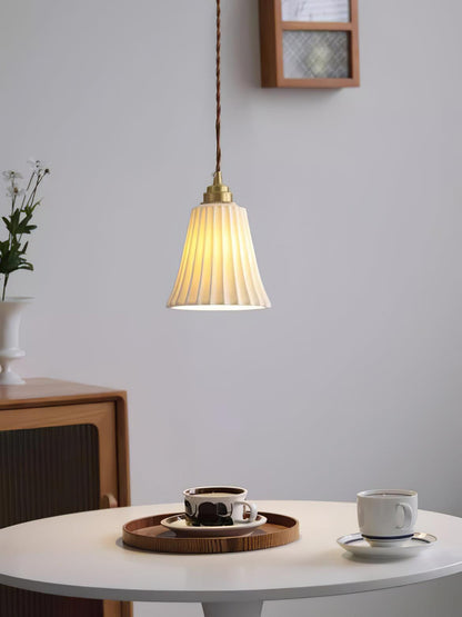 Trumpet Ceramic Hanging light Pendant Light