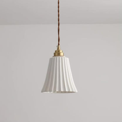 Trumpet Ceramic Hanging light Pendant Light