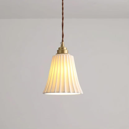 Trumpet Ceramic Hanging light Pendant Light