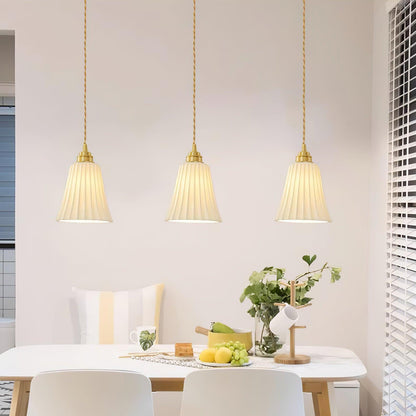 Trumpet Ceramic Hanging light Pendant Light