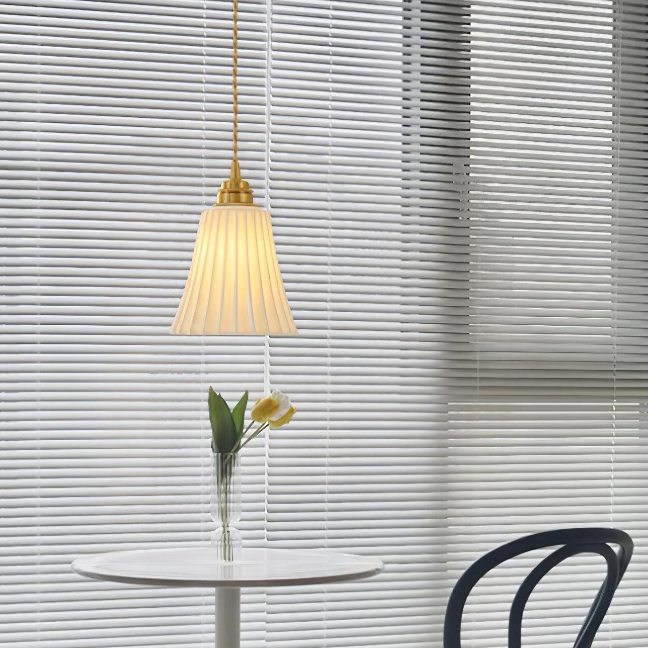 Trumpet Ceramic Hanging light Pendant Light