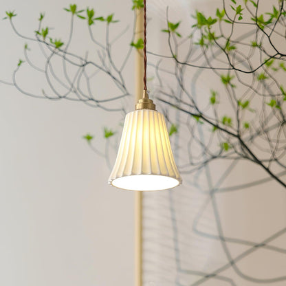 Trumpet Ceramic Hanging light Pendant Light