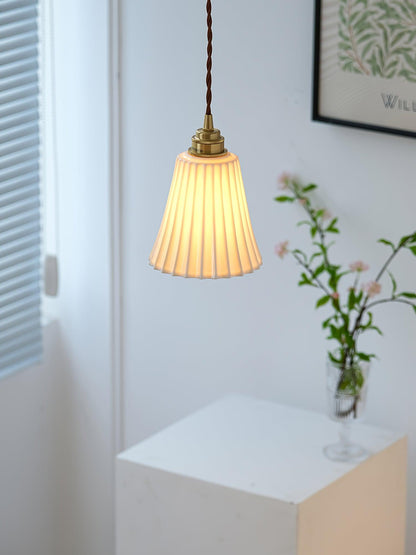 Trumpet Ceramic Hanging light Pendant Light