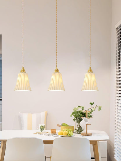 Trumpet Ceramic Hanging light Pendant Light