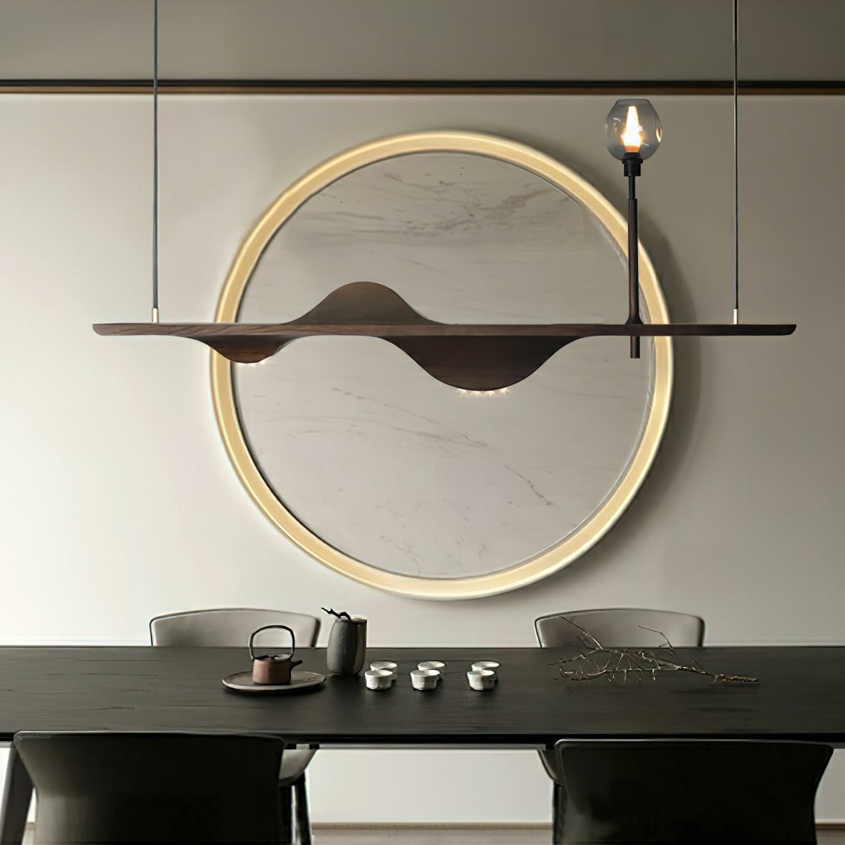 Tsunami Wave Gasolier Chandelier