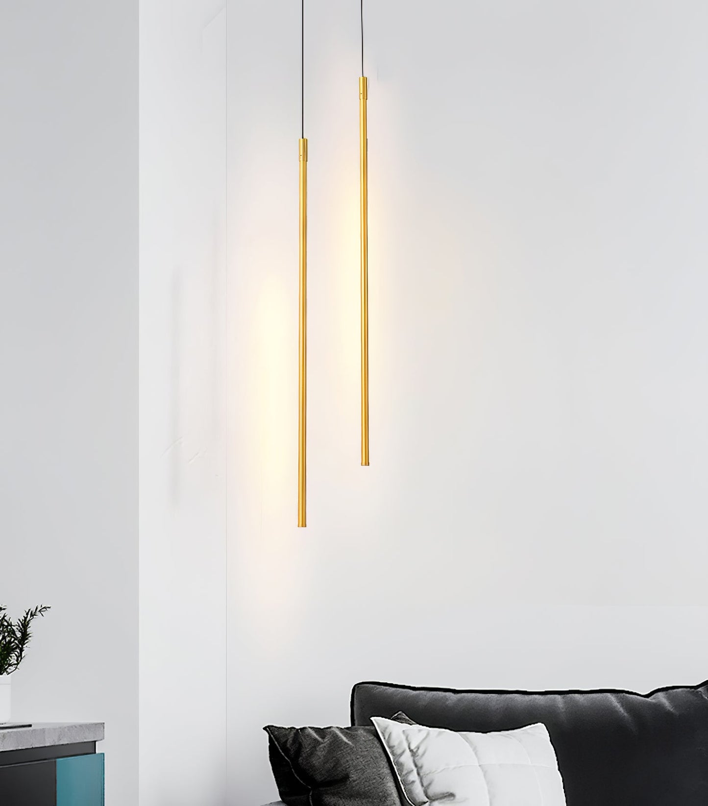 Tubular Linear Droplight Pendant Light