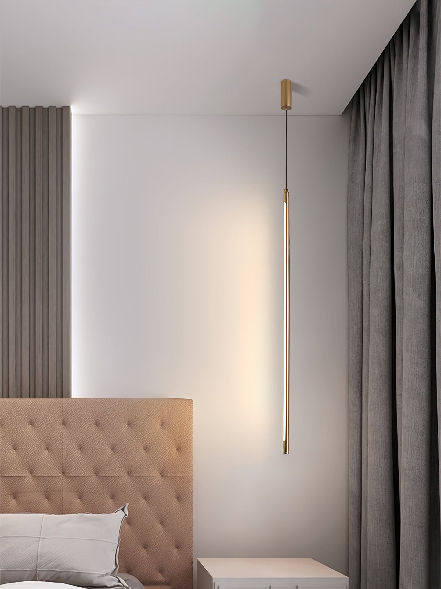 Tubular Linear Droplight Pendant Light