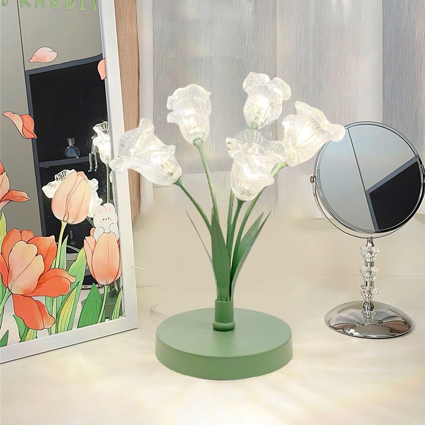 Tulip Flower Bedside lamp Table Lamp