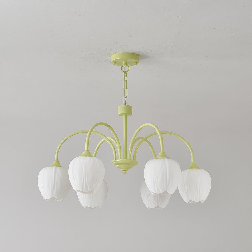 Tulip Matcha Pendant light Chandelier