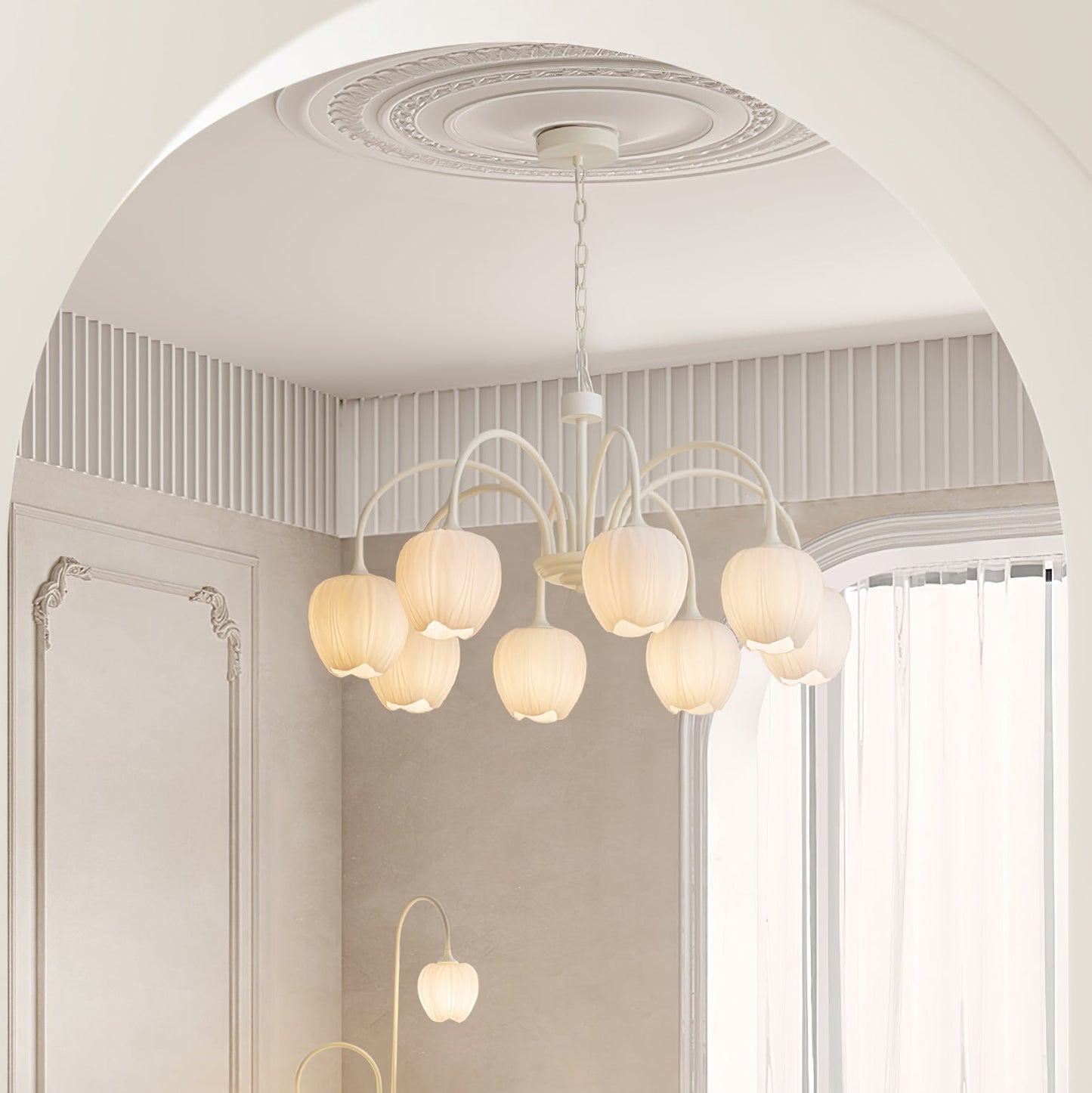 Tulip Matcha Pendant light Chandelier