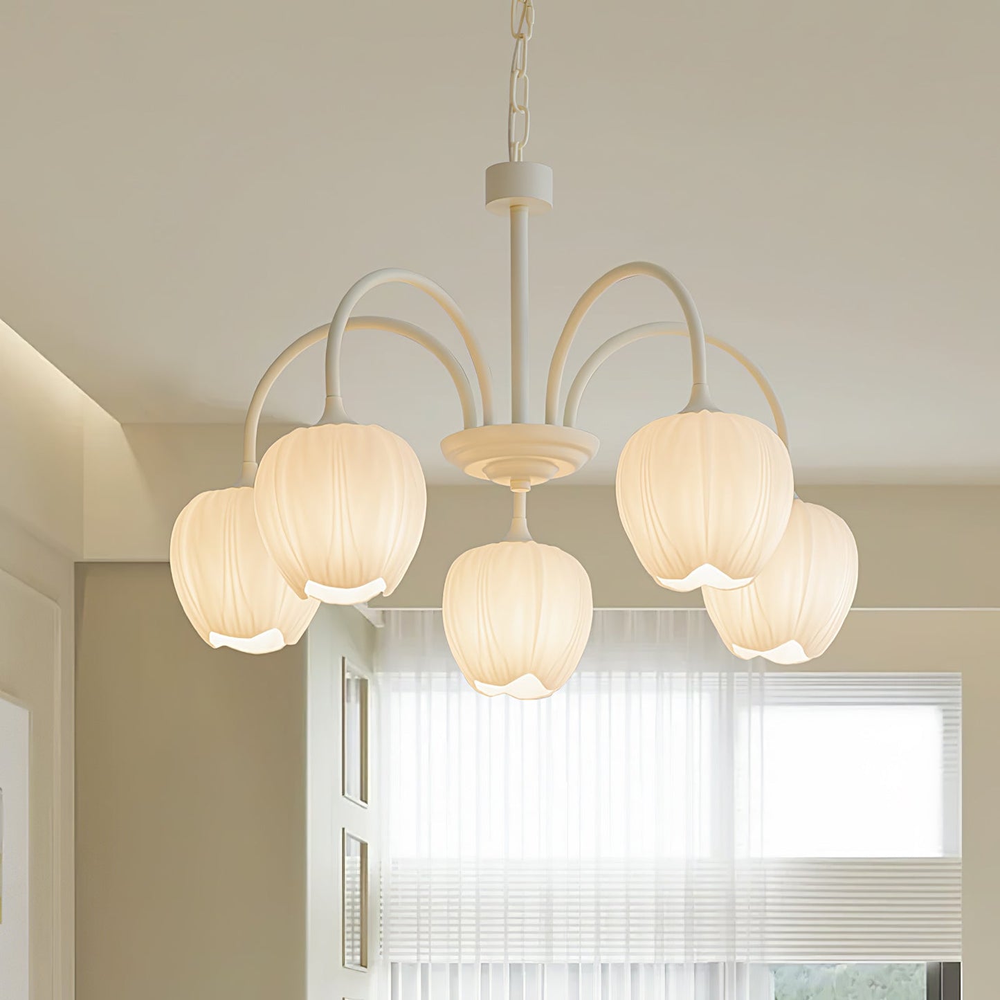 Tulip Matcha Pendant light Chandelier