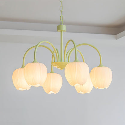 Tulip Matcha Pendant light Chandelier