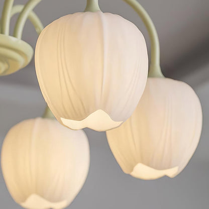 Tulip Matcha Pendant light Chandelier