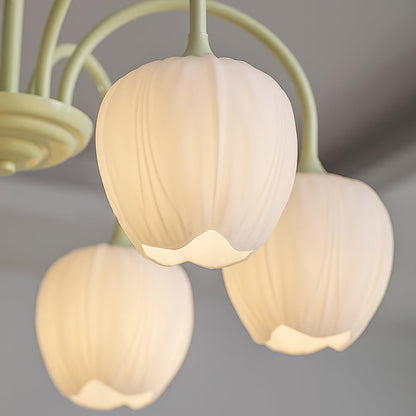 Tulip Matcha Pendant light Chandelier