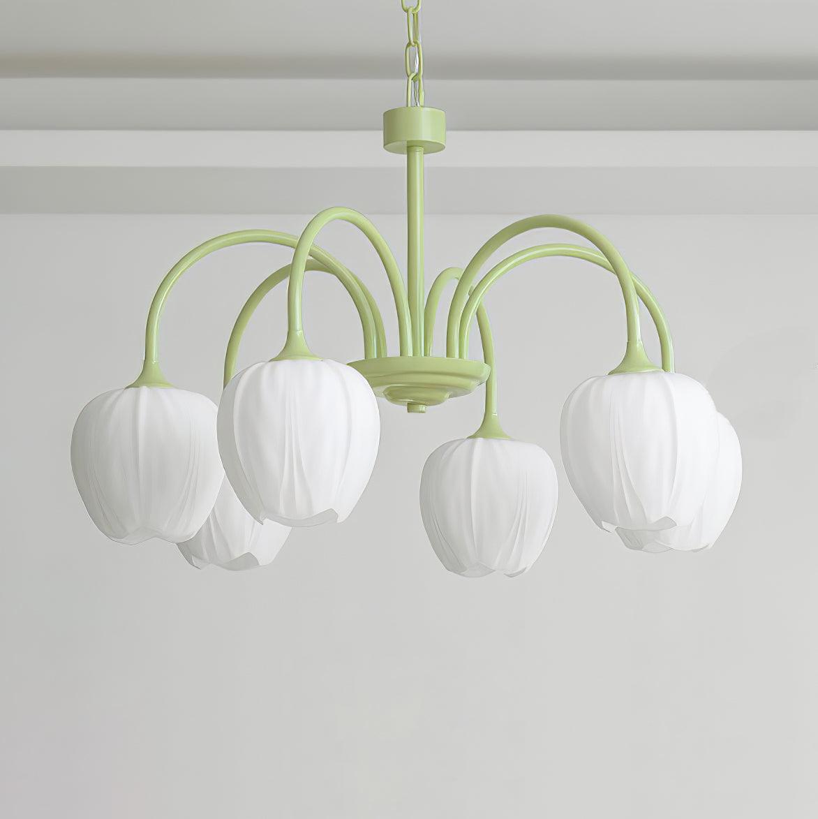 Tulip Matcha Pendant light Chandelier