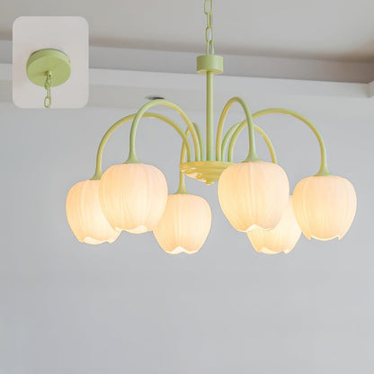 Tulip Matcha Pendant light Chandelier