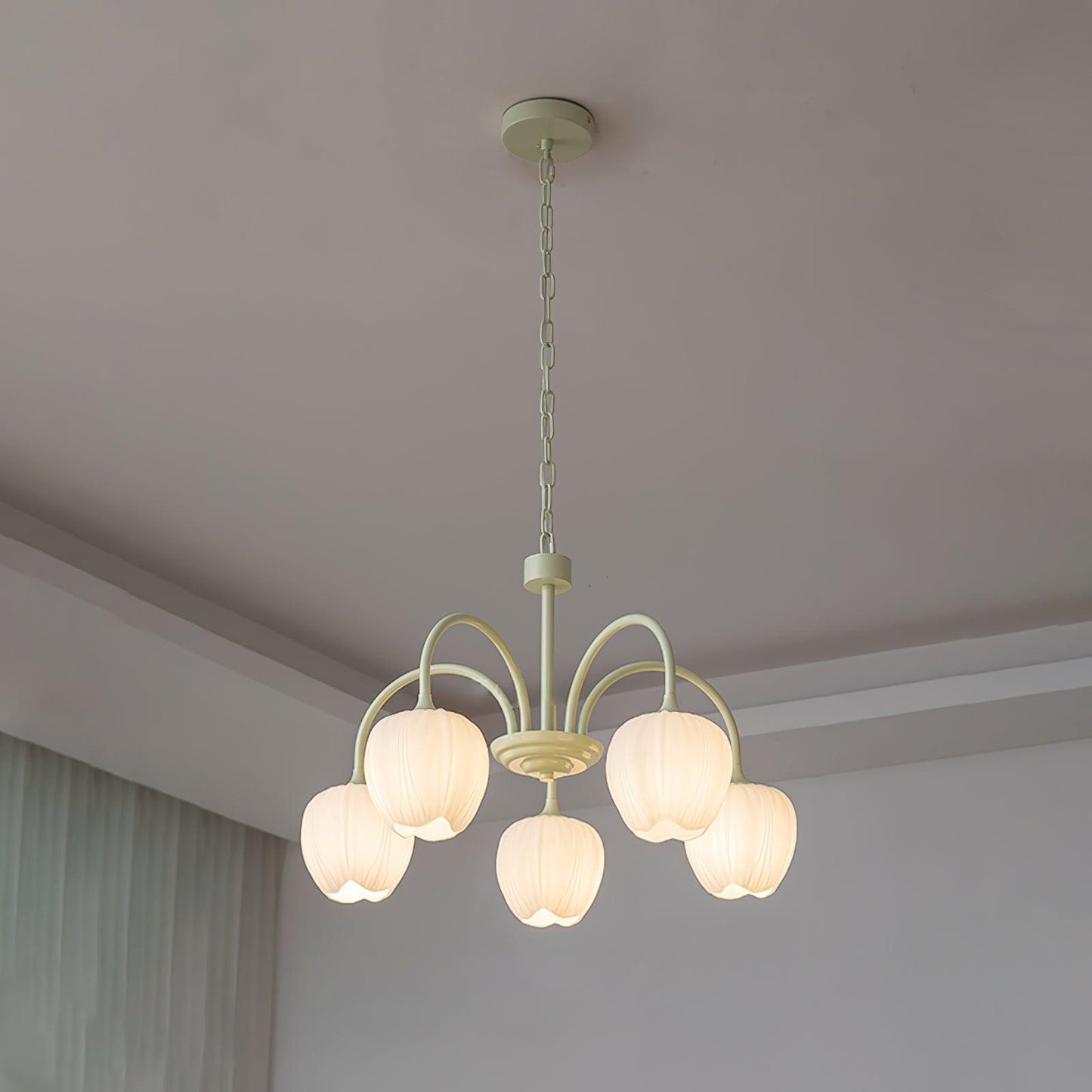 Tulip Matcha Pendant light Chandelier