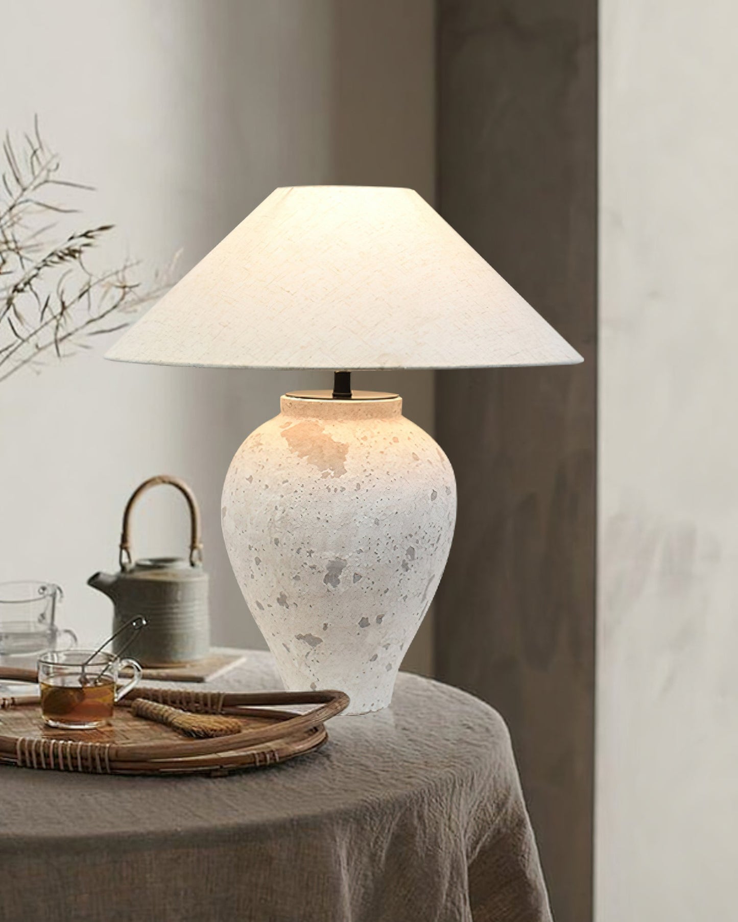 Tuscan Stone Desk lamp Table Lamp