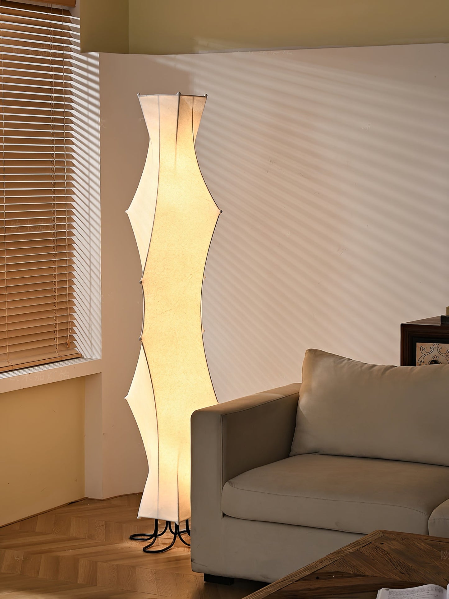 Twist Silk Floor-standing Lamp Floor Lamp