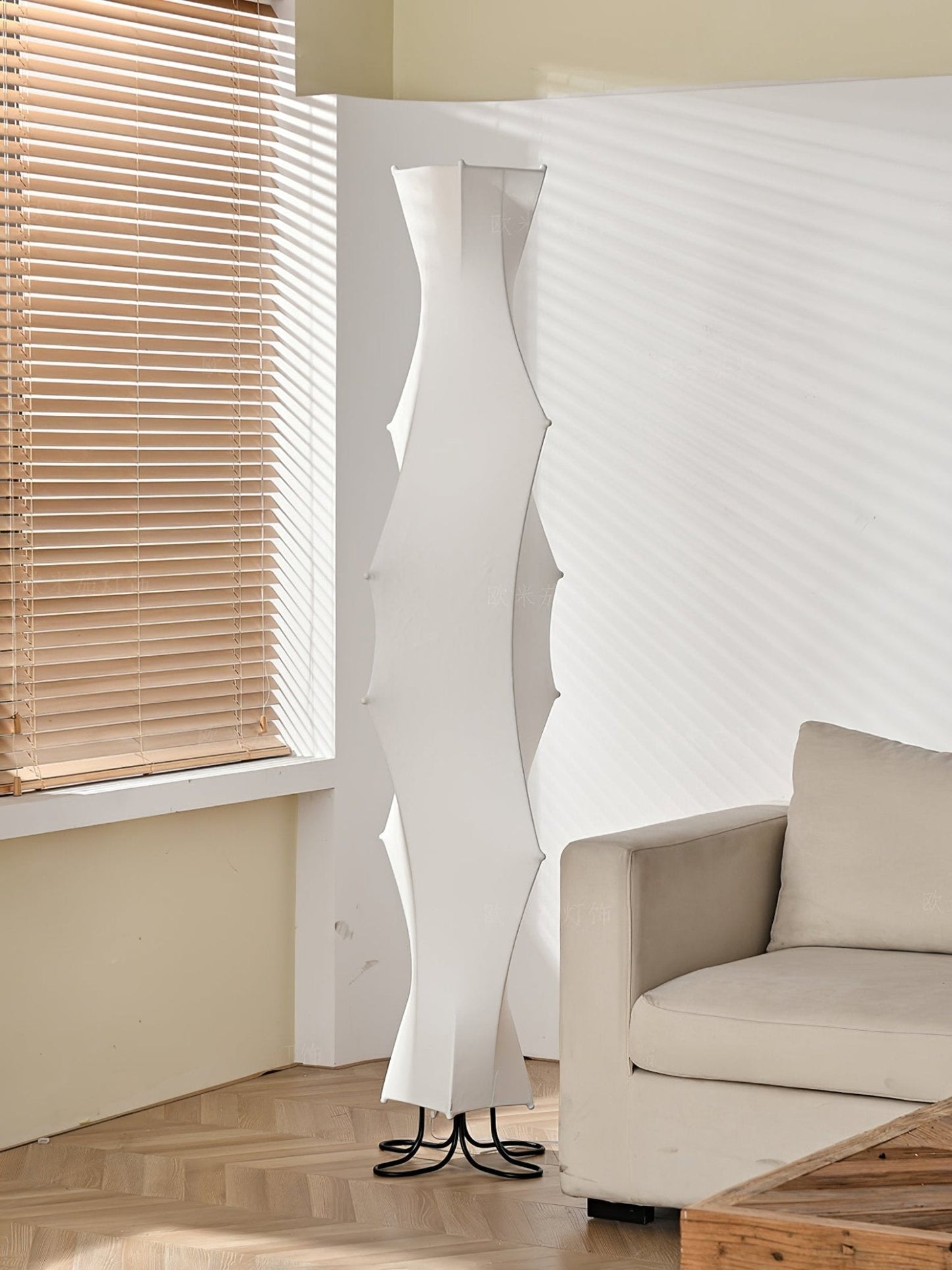 Twist Silk Floor-standing Lamp Floor Lamp