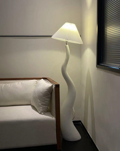 Twisted Pleated Floor-standing Lamp Floor Lamp