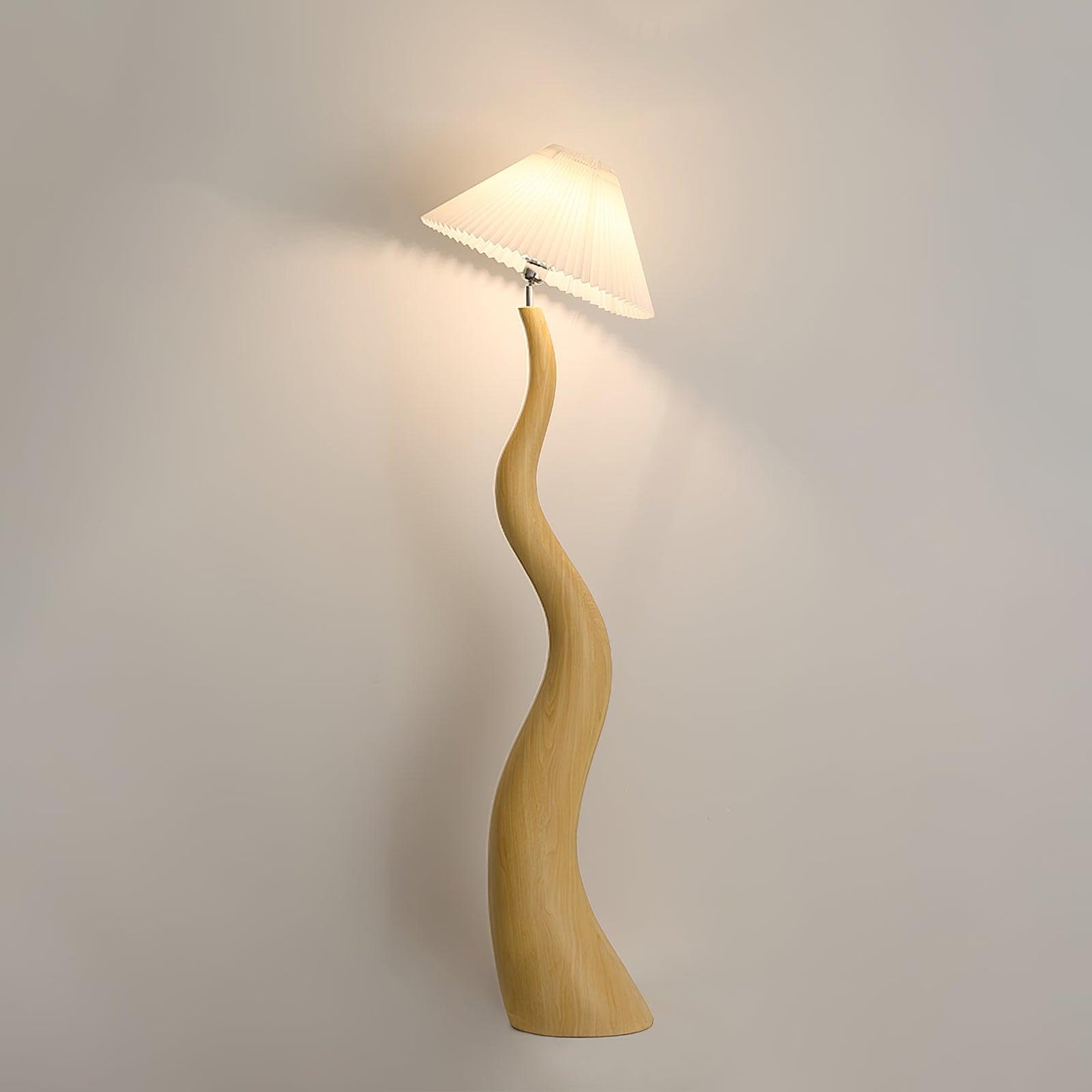 Twisted Pleated Floor-standing Lamp Floor Lamp