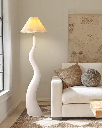 Twisted Pleated Floor-standing Lamp Floor Lamp