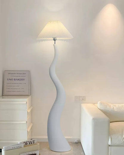 Twisted Pleated Floor-standing Lamp Floor Lamp