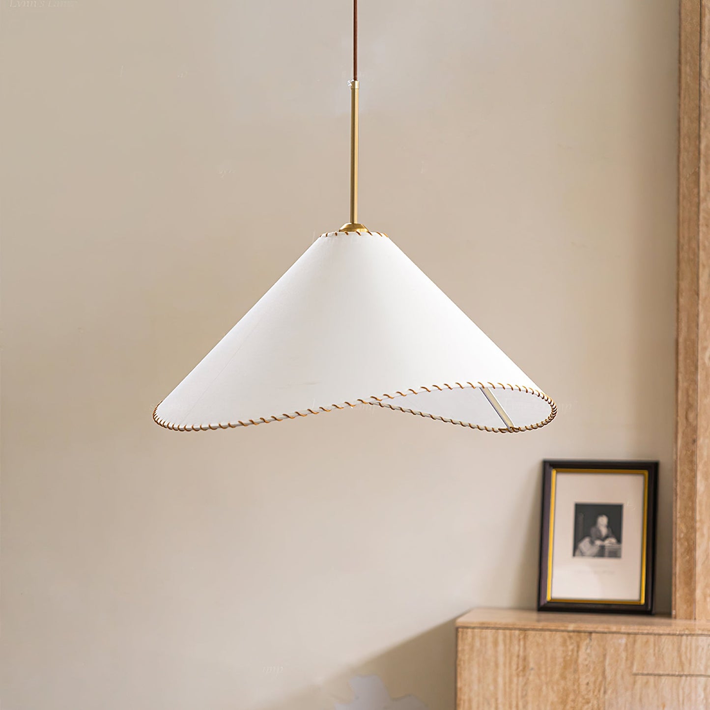 Twisted Shade Drop light Pendant Lamp