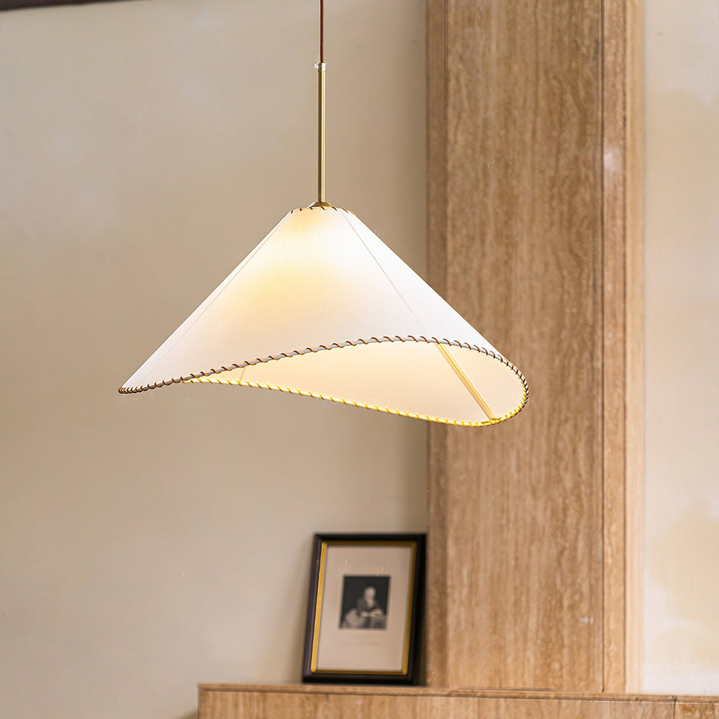 Twisted Shade Drop light Pendant Lamp