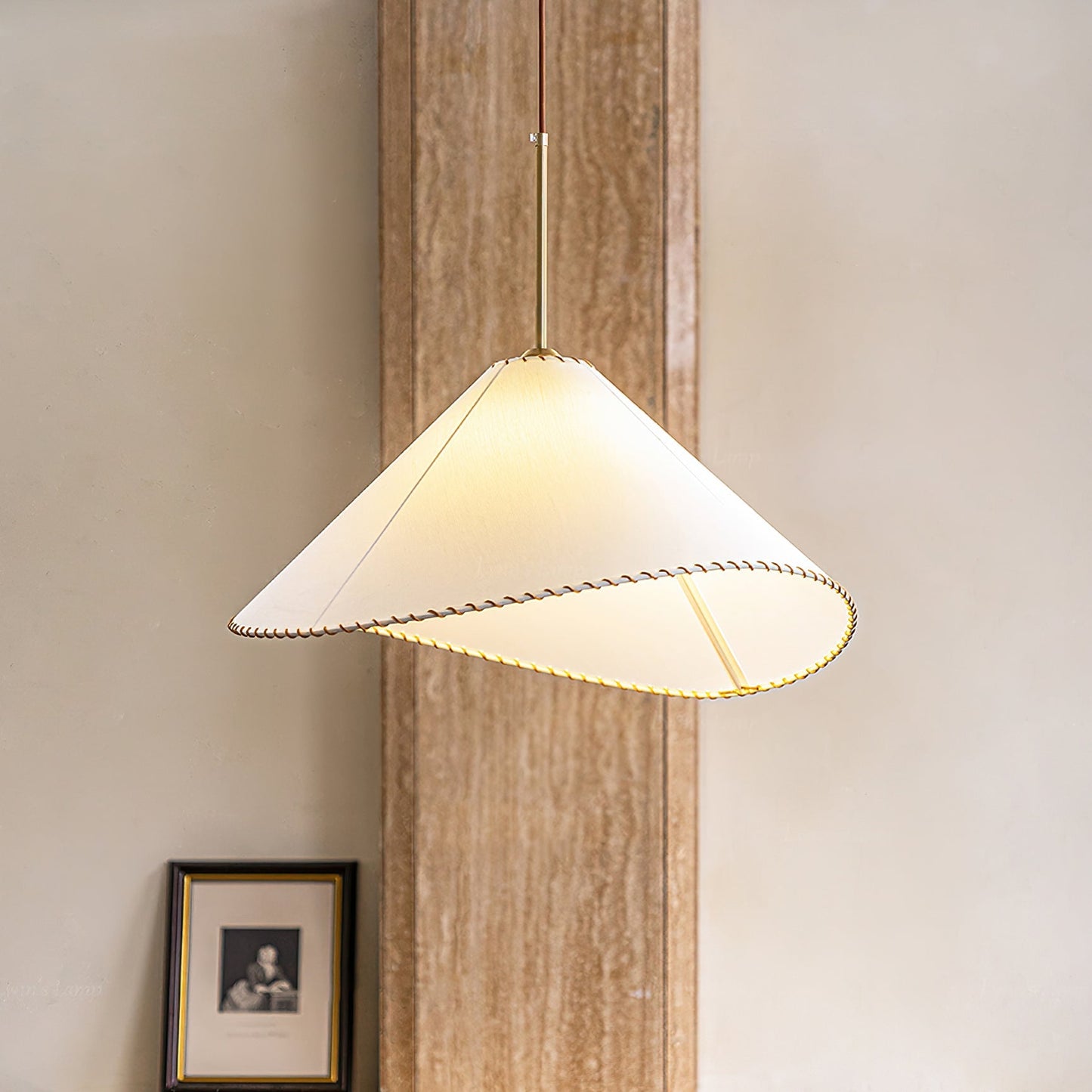 Twisted Shade Drop light Pendant Lamp