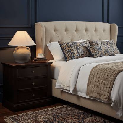 Two Handled Ceramic Jar Table Lamp