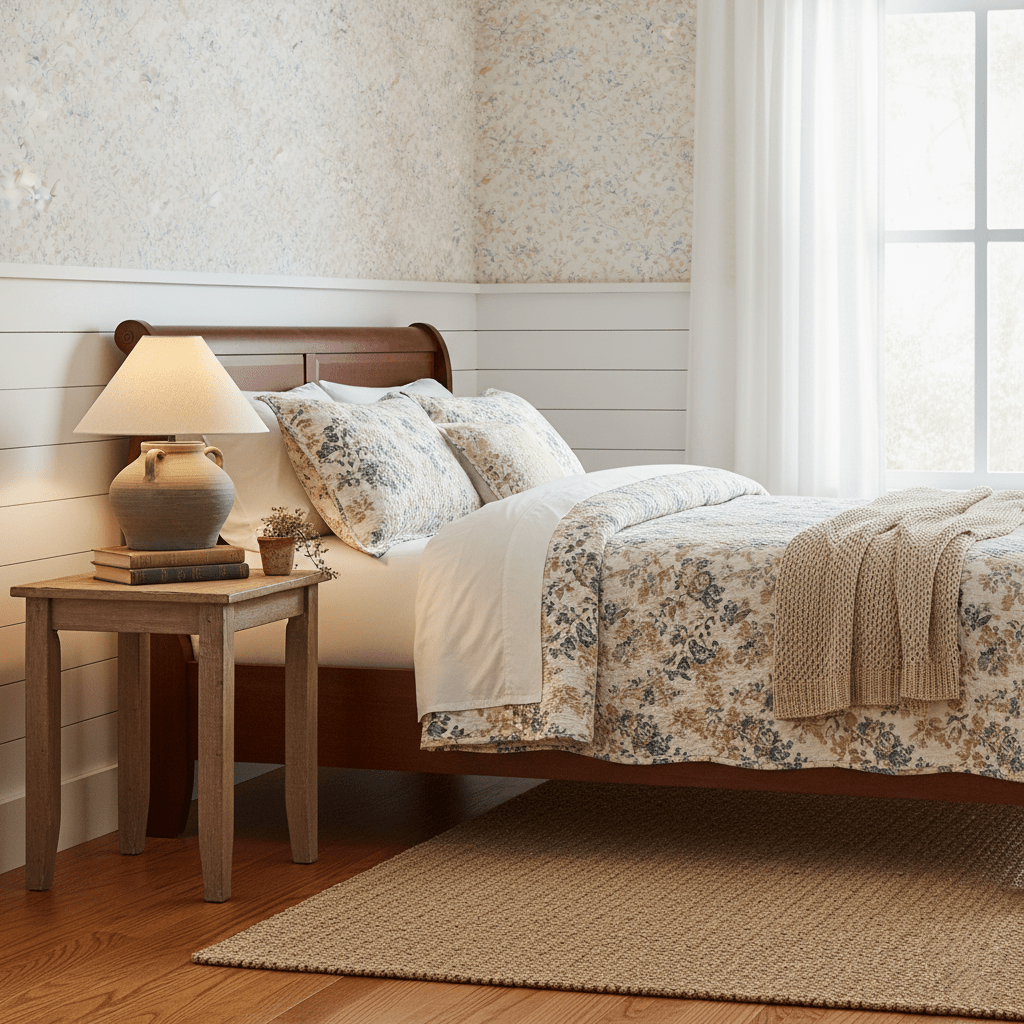 Two Handled Ceramic Jar Table Lamp