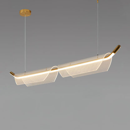 Two Boats Acrylic Droplight Pendant Light