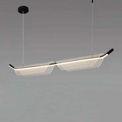 Two Boats Acrylic Droplight Pendant Light