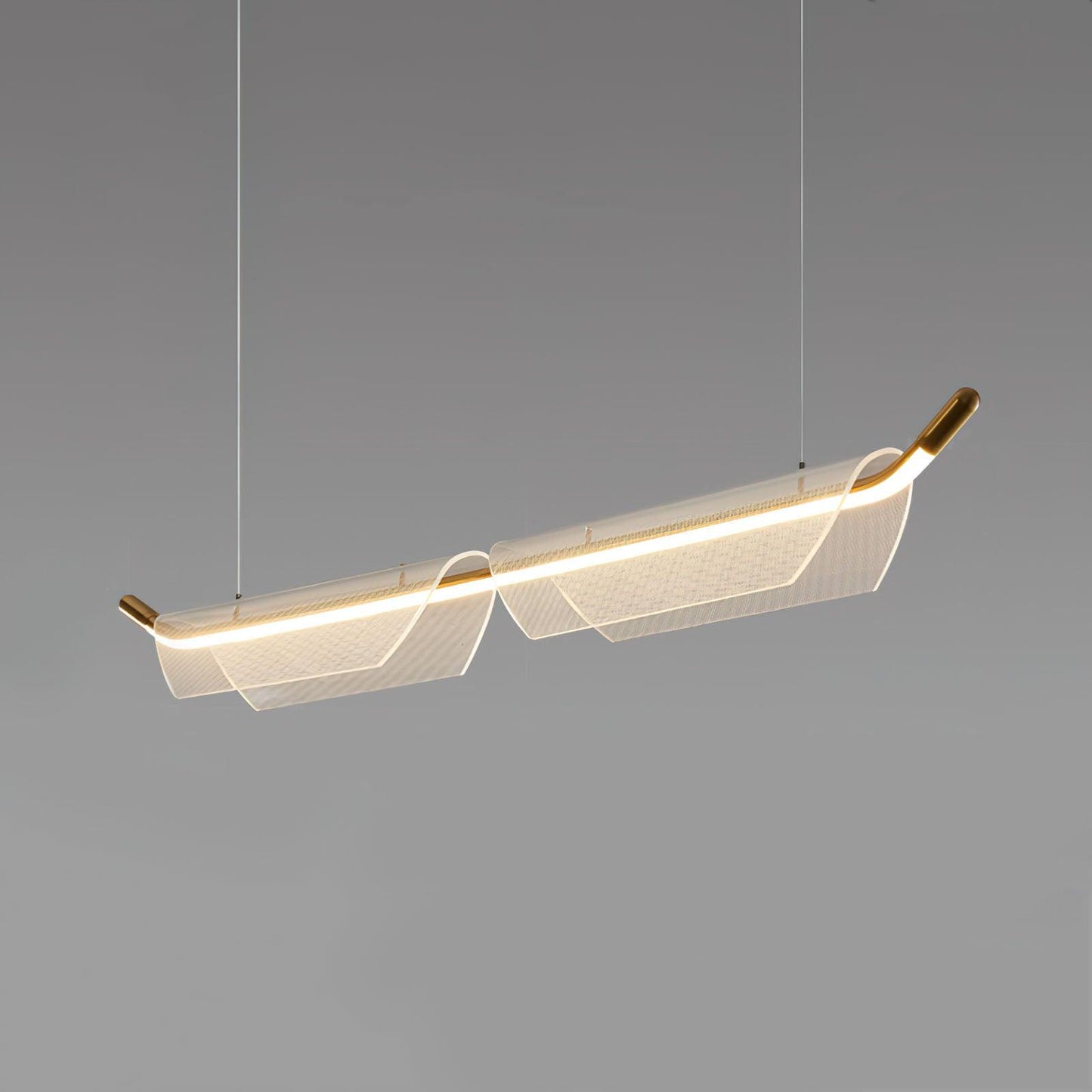 Two Boats Acrylic Droplight Pendant Light