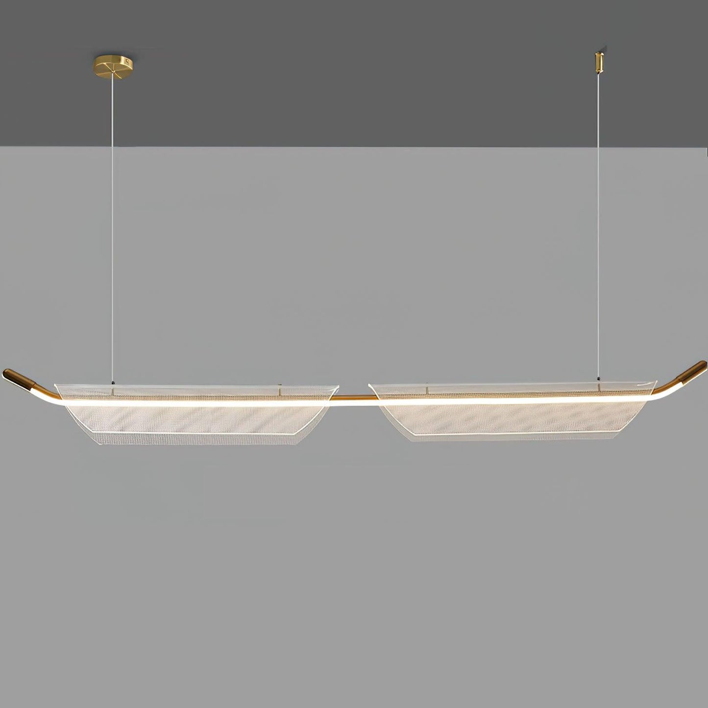 Two Boats Acrylic Droplight Pendant Light