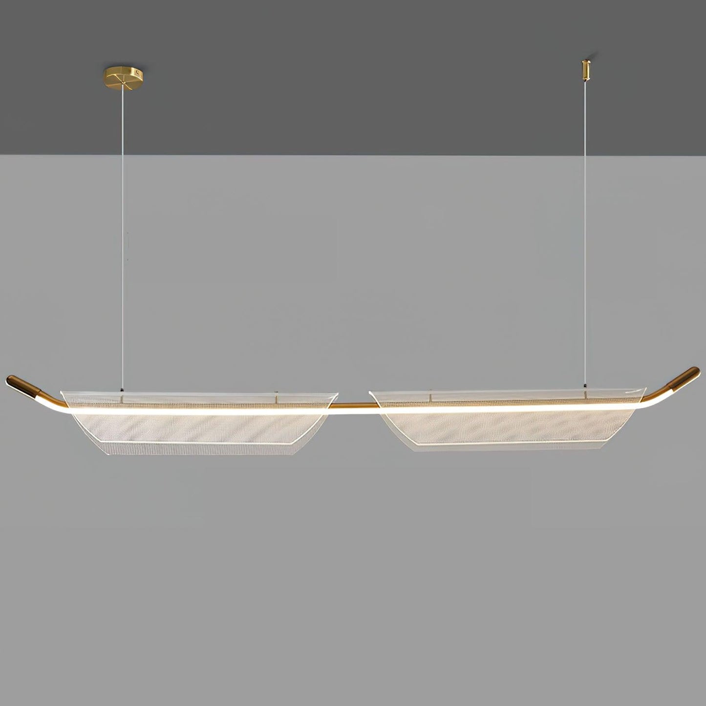 Two Boats Acrylic Droplight Pendant Light