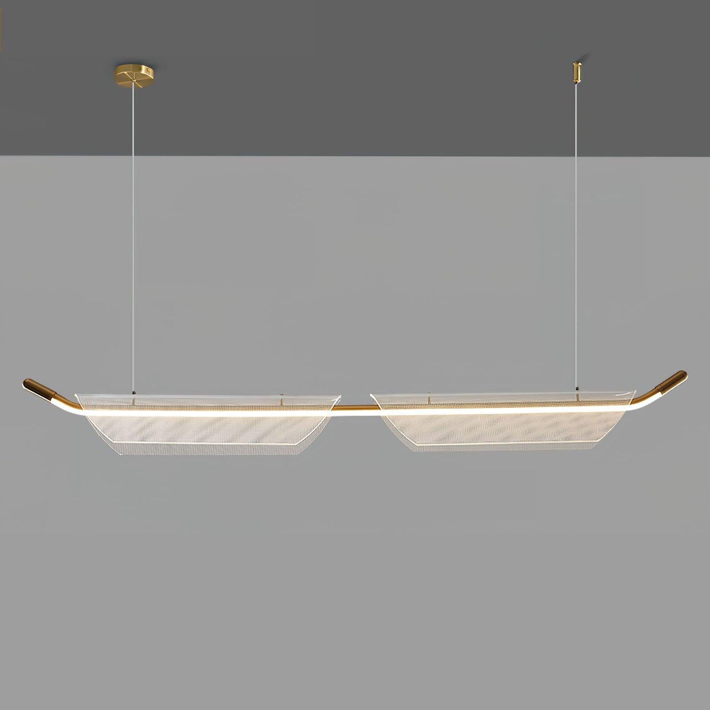 Two Boats Acrylic Droplight Pendant Light