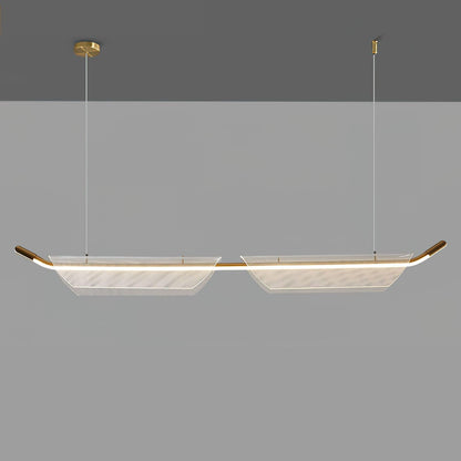 Two Boats Acrylic Droplight Pendant Light