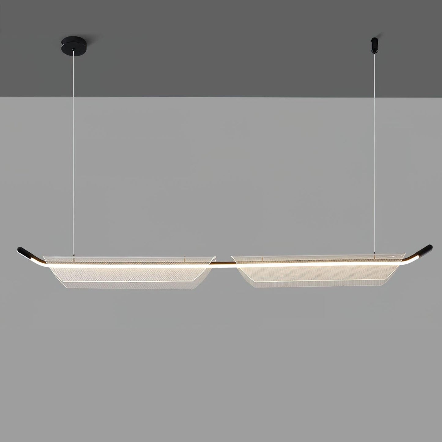 Two Boats Acrylic Droplight Pendant Light