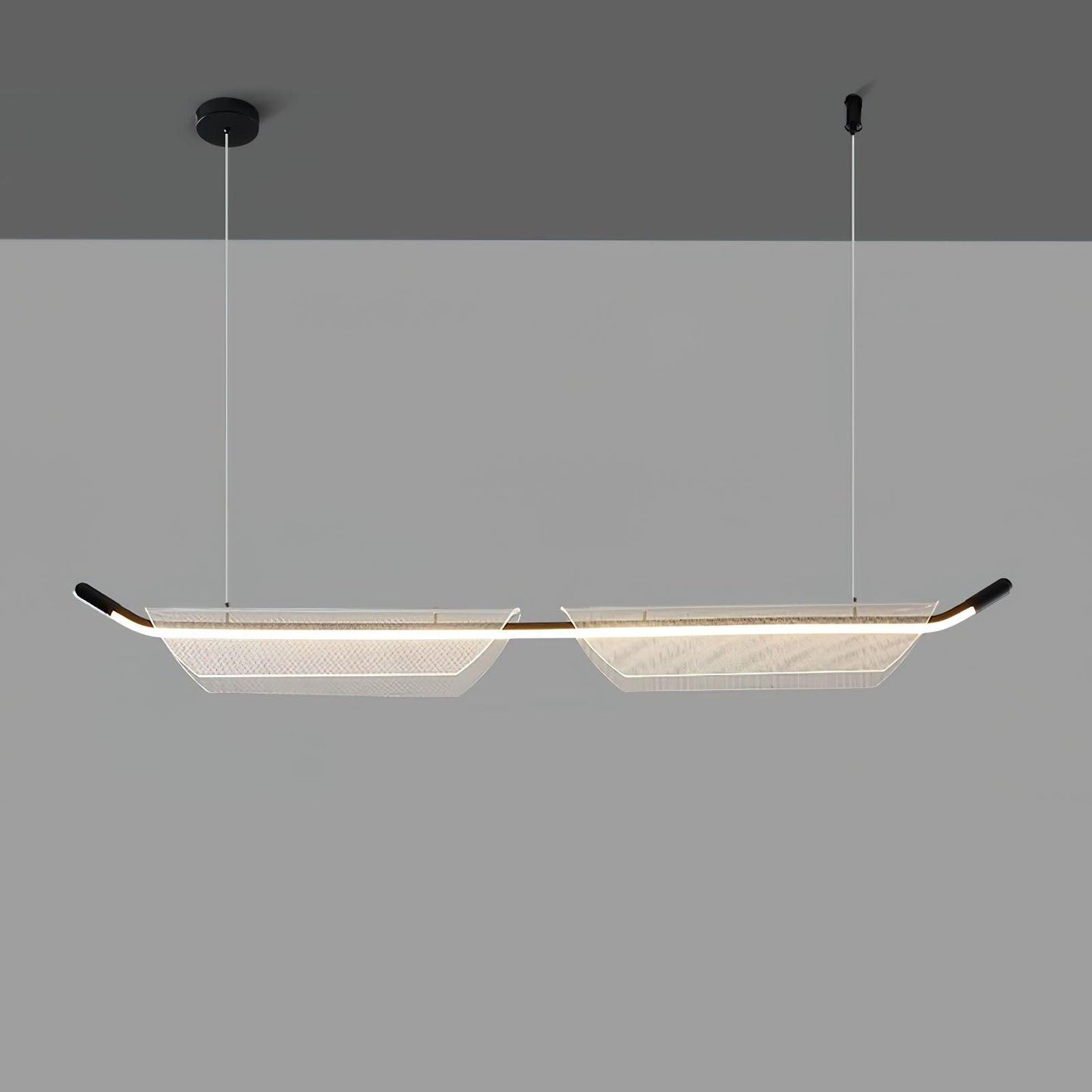 Two Boats Acrylic Droplight Pendant Light