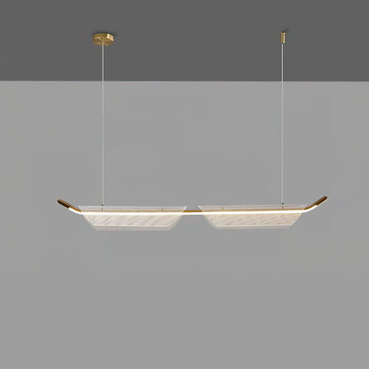 Two Boats Acrylic Droplight Pendant Light