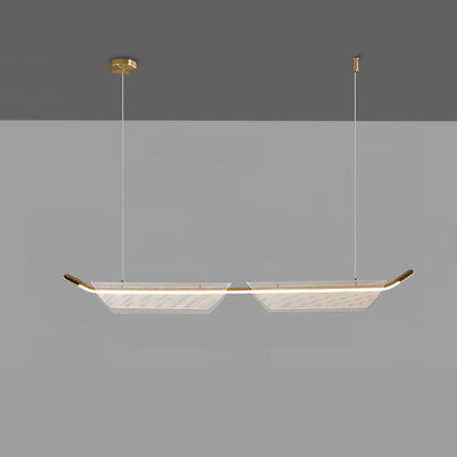 Two Boats Acrylic Droplight Pendant Light